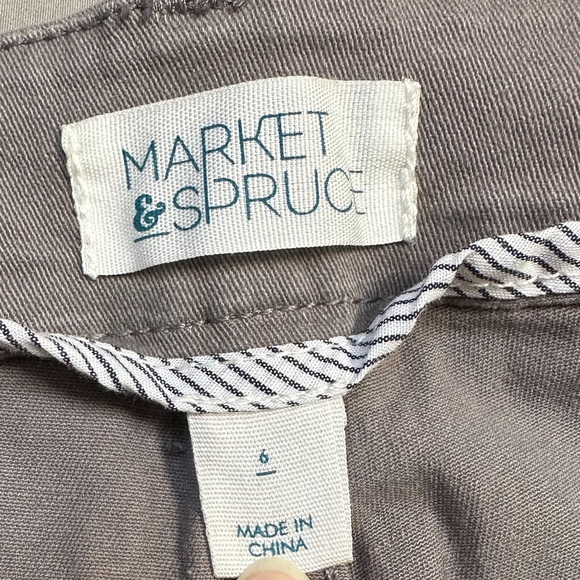 STITCHFIX $78 Market & Spruce gray Zita jogger chino pants, 6. - Picture 8 of 10